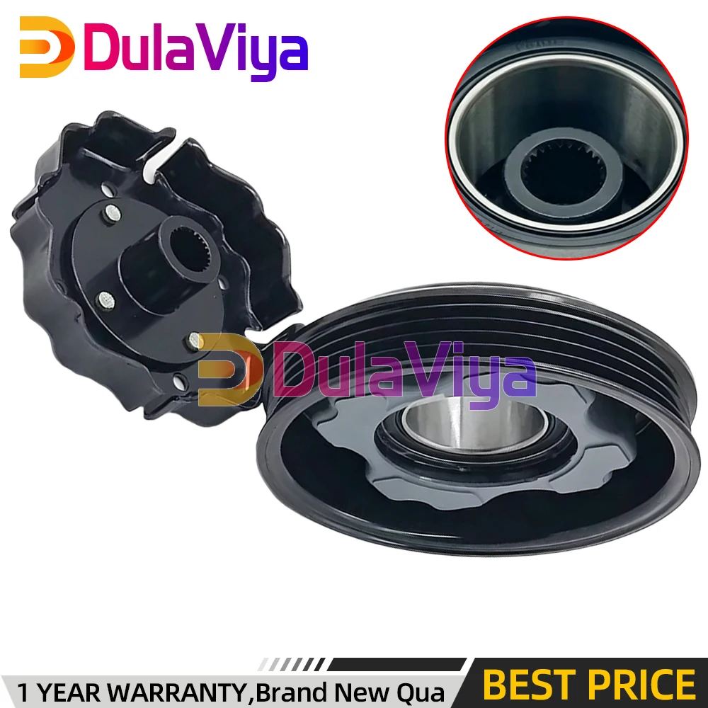 

A/C AC Compressor Clutch Pulley For Audi A4 8E B6 A6 4B C5 1.9 TDI 4B0260805M 8E0260805AB 8E0260805M 8E0260805T 8E0260805D