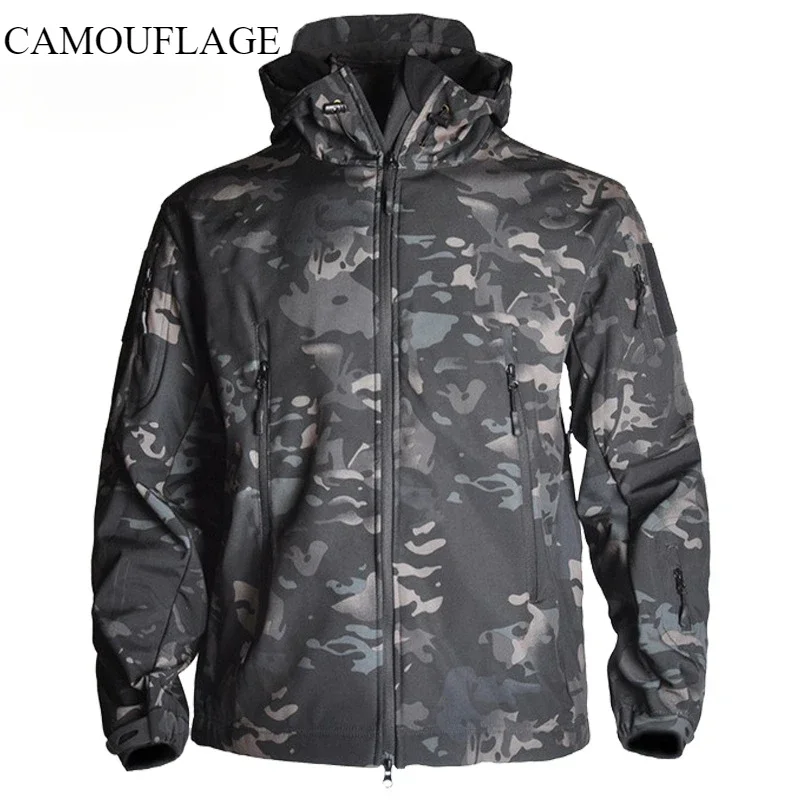 Snowboard Interchange Jacket Men Soft Shell Loose Coat Male Three In One Add Velvet Thickening Windproof Keep Warm For Outdoors