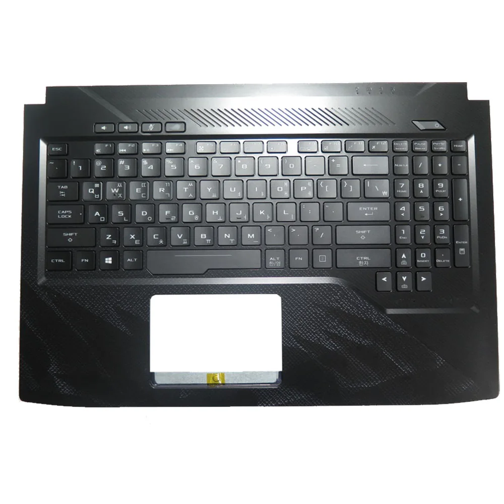 

Подставка для рук и клавиатура для ноутбука ASUS GL503GE GL503VM GL503VD 90NR0084-R30KO0 V 170146 D UK AEBKLY00010 V 170146 ES1 Черный верхний чехол