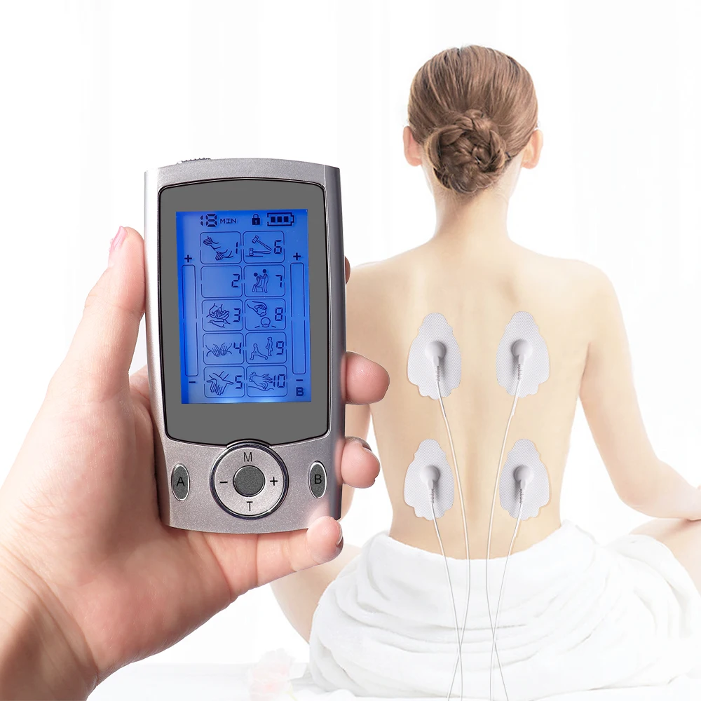 

EMS TENS Unit Machine Portable 10 Modes Electric Pulse Body Massager Pain Relief Relaxation Acupuncture Meridian Physiotherapy