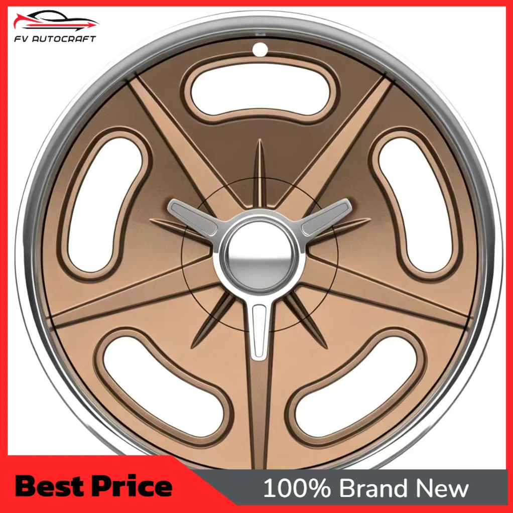 【2026】BORSU New Customized Bronze Aluminum Alloy Forged High Performance Two-piece 15-26 Inch 5x130 5x127 25mm Passenger Car Whe