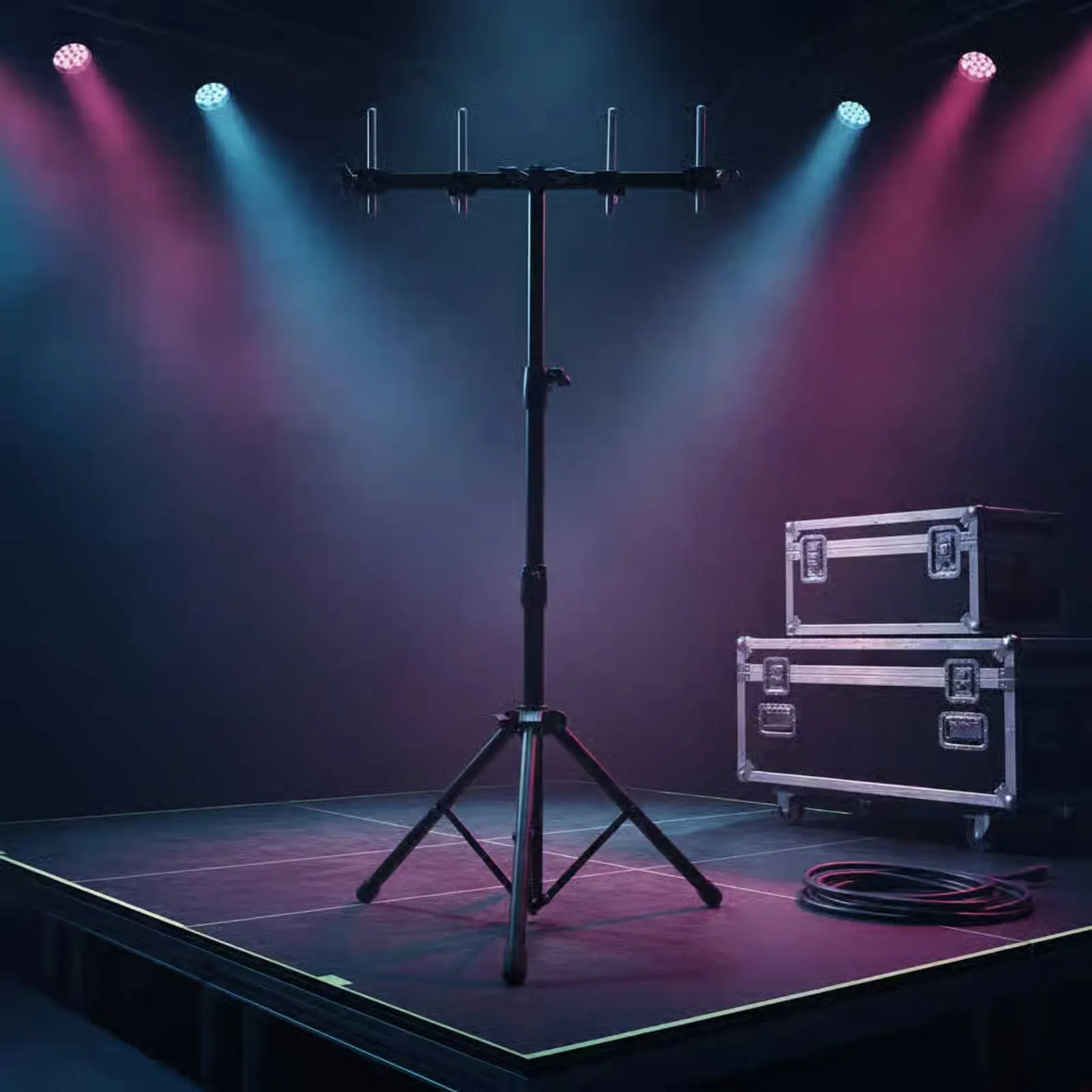 Cowbell Stand Portable Folding Cowbell Holder Bell Mount Stand Foldable Multi-Clamp Mounting Bracket Sturdy Metal for Drummers