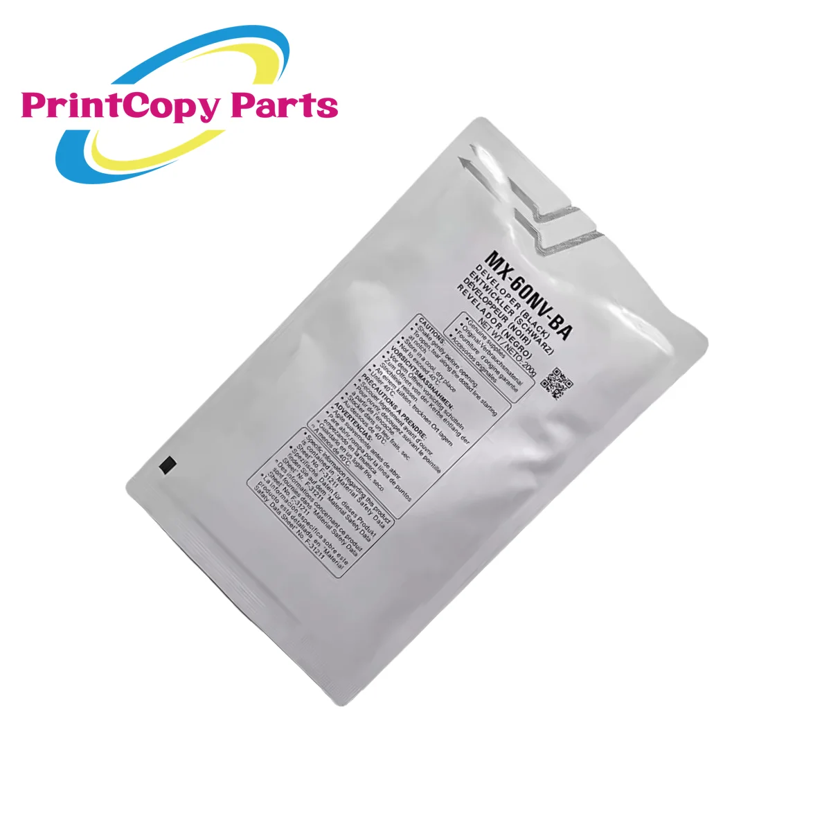 1PC MX60 MX-60 MX-60NV-BA MX-60NV-SA Developer Powder for Sharp SF-S501 S601 S271 S312 S2621R S3121R C3081 C4081 C3581 C5081