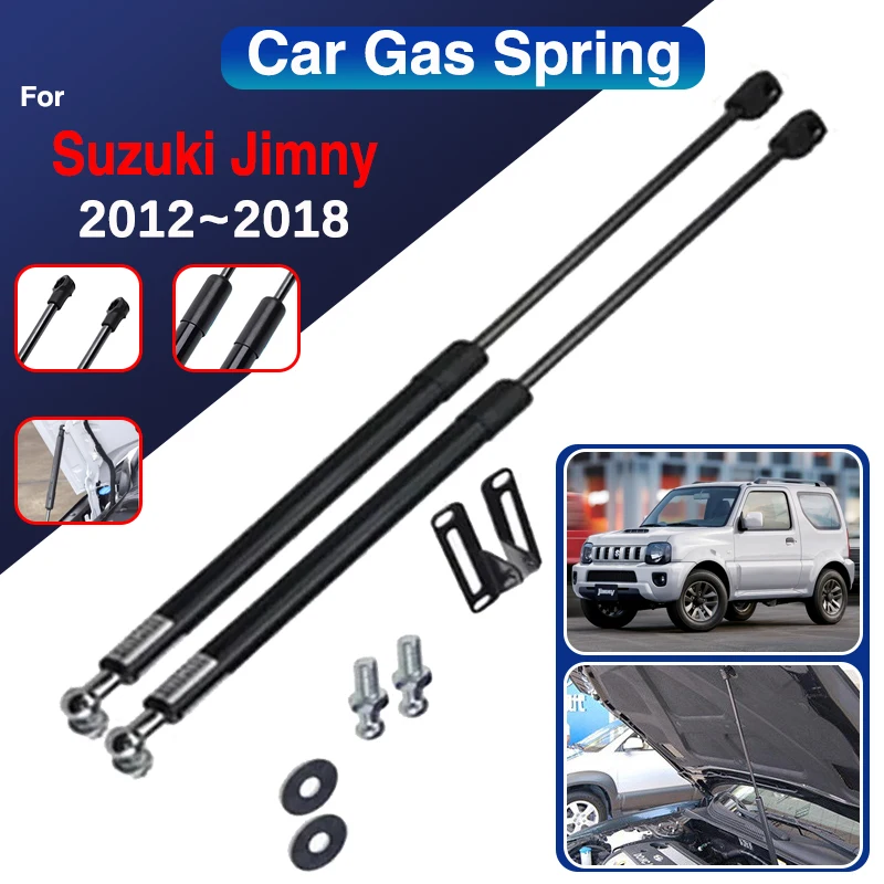 

For Suzuki Jimny 2012~2018 2017 2016 2015 2014 Car Front Hydraulic Rod Metal Front Hood Shock Gas Bar Support Spring Accessories