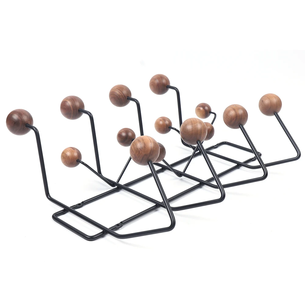 Modern Hang It All Wall Mount Hat & Coat Racks Clothes Multi-Hooks Wall Hanger