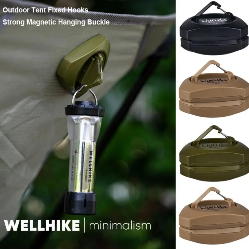 

High Quality 6*3cm Outdoor Tent Fixed Hooks Metal 5 Colors Camping Hanging Hooks Suction Hooks Outdoor Tools