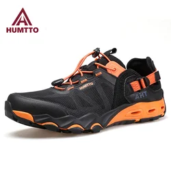 HUMTTO Hiking Shoes Men Breathable Summer Beach Water Sneakers Mens 2023 Trekking Outdoor Casual Shoes Sports Sandals for Man