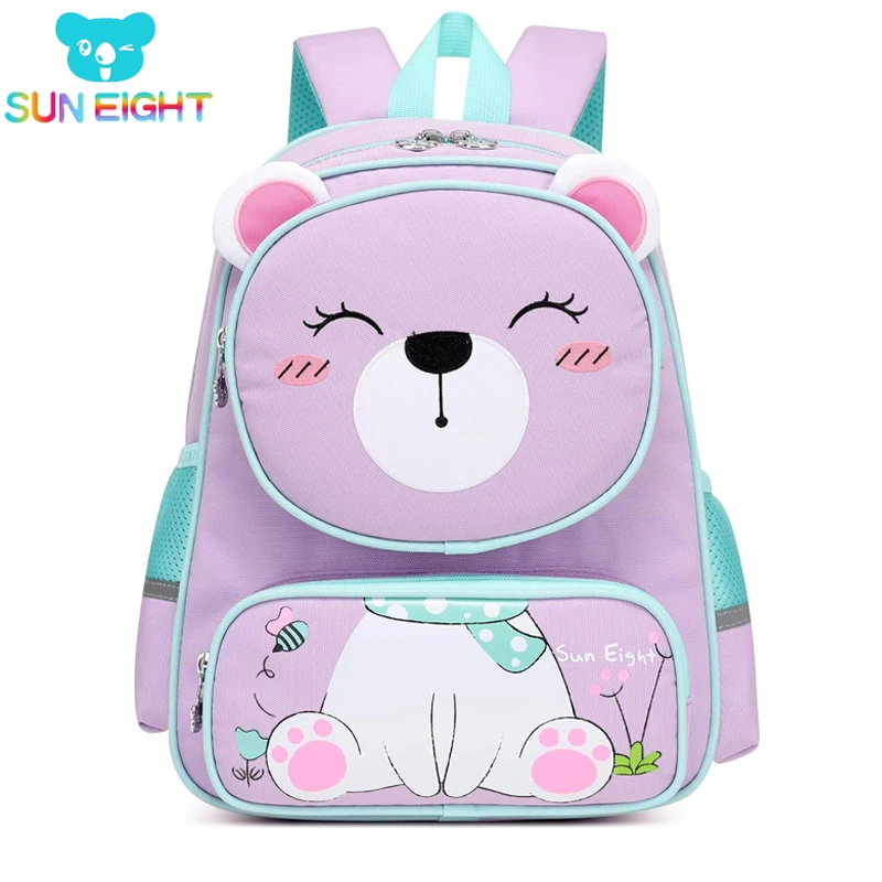 Hot Kindergarten Backpacks 14inch Cartoon Preschool Backpack  Cute School Bags Kid Gift