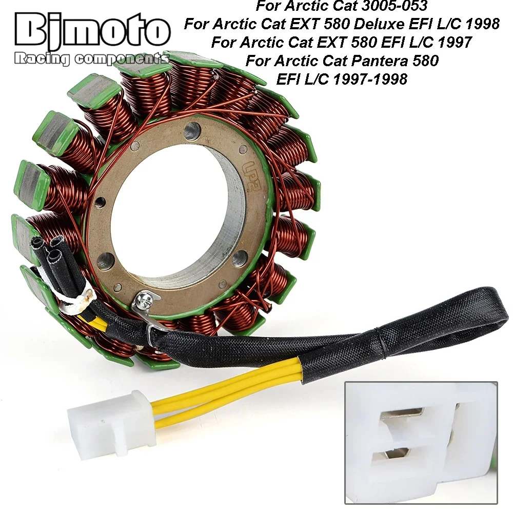 

3005-053 Motorcycle Generator Stator Coil For Arctic Cat EXT 580 Deluxe EFI L/C 1997 1998 Pantera 580