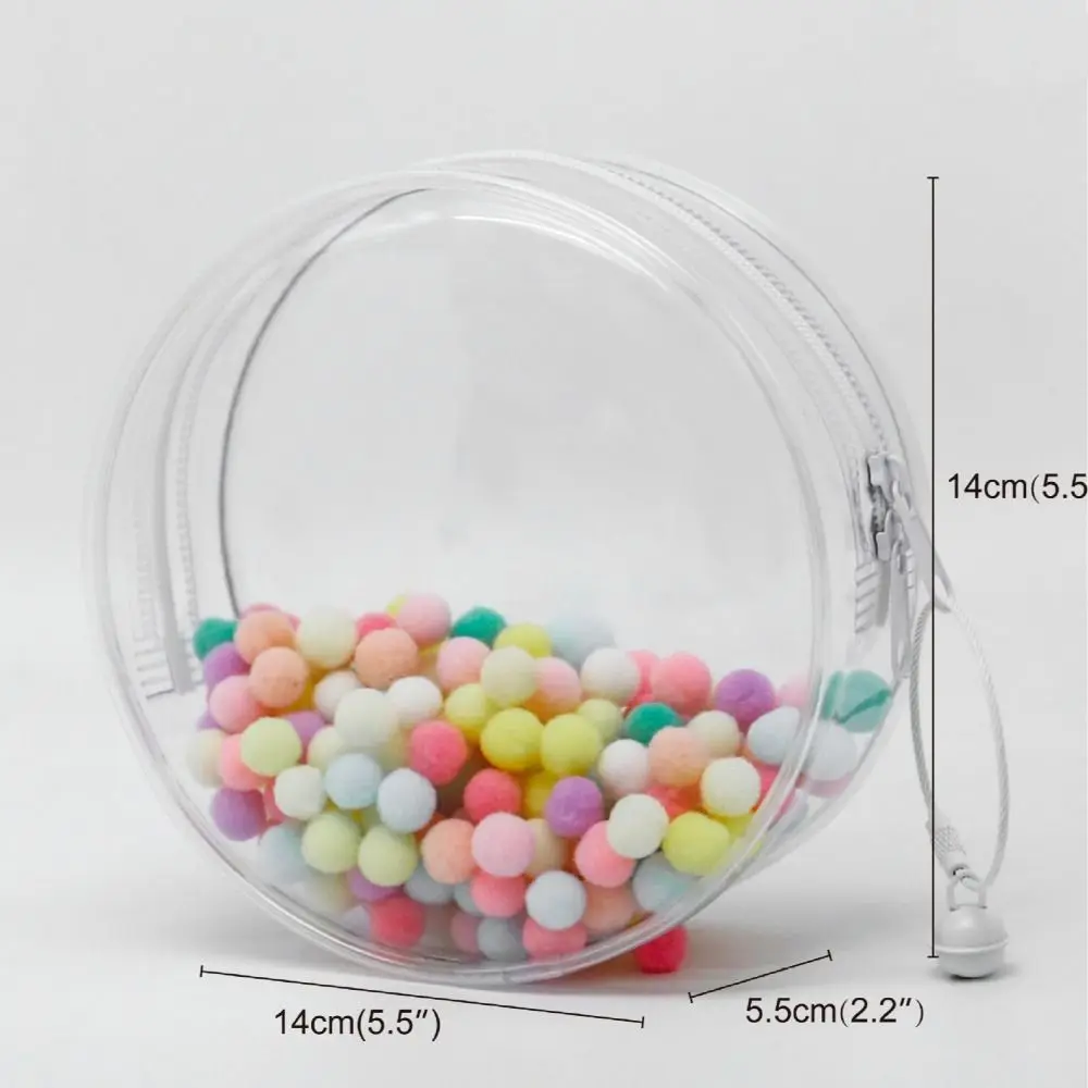 Dustproof 10cm Doll Outdoor Bag Transparent Thicken Mini Doll Outdoor Pouch Kawaii Clear Doll Storage Bag Girls Gifts