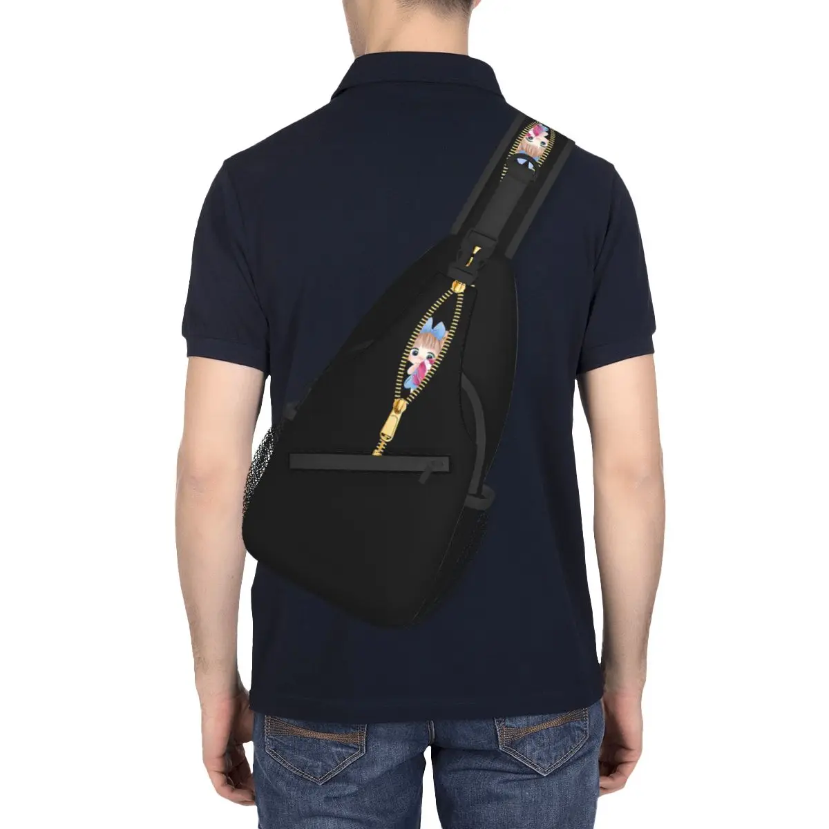 Сумка-мессенджер на молнии для девочек