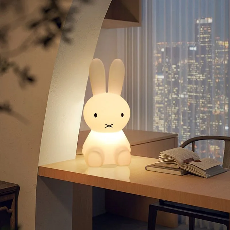 Miffy Creative Atmosphere Lamp Cartoon High-Appearance Fantasy Remote-Control Eye-Protection Colorful Glowing Small Night Light view 2
