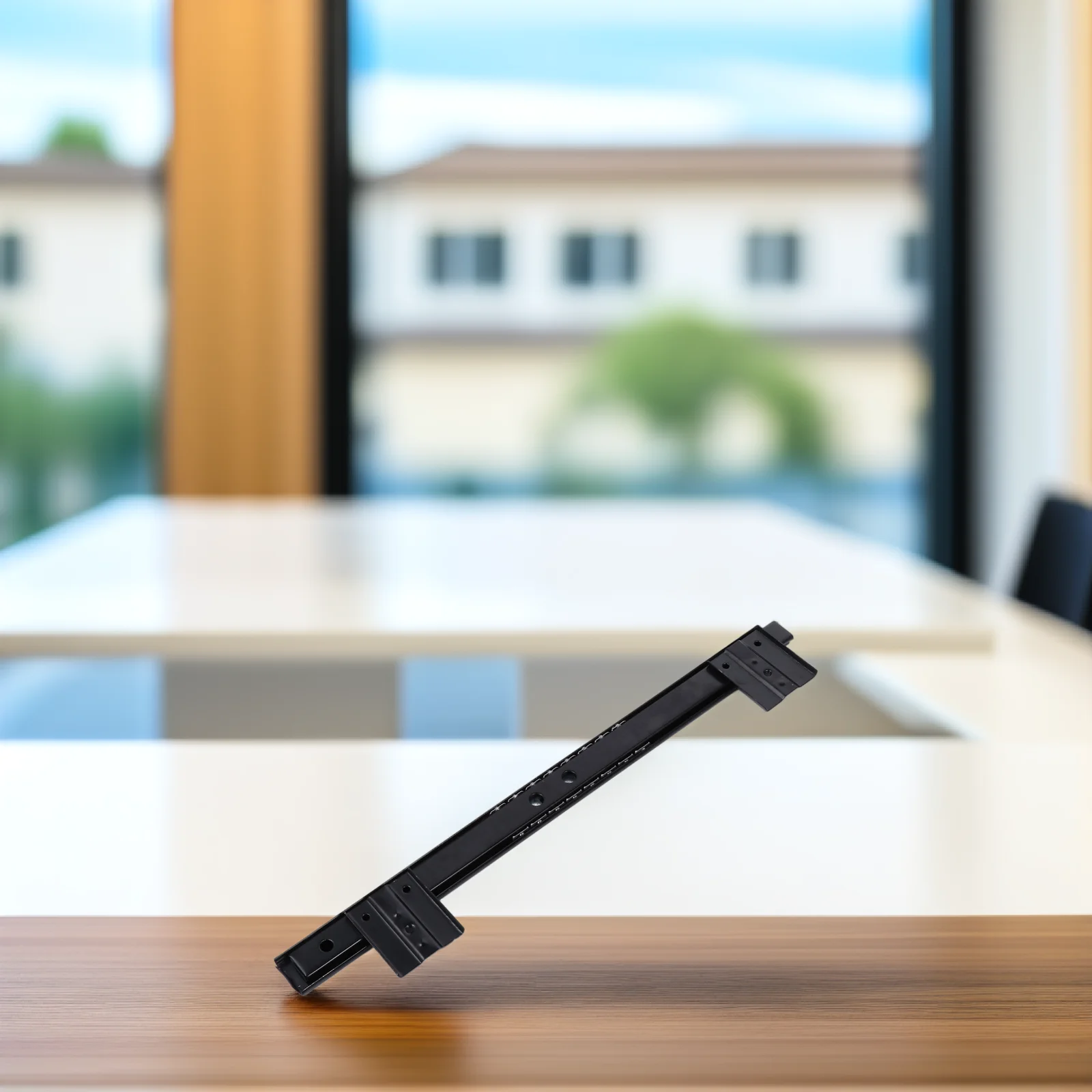 

Keyboard Slide Durable Soft Close Drawer Rail Smooth Computer Desk Platform Continuous Bearings Long Use Hardware