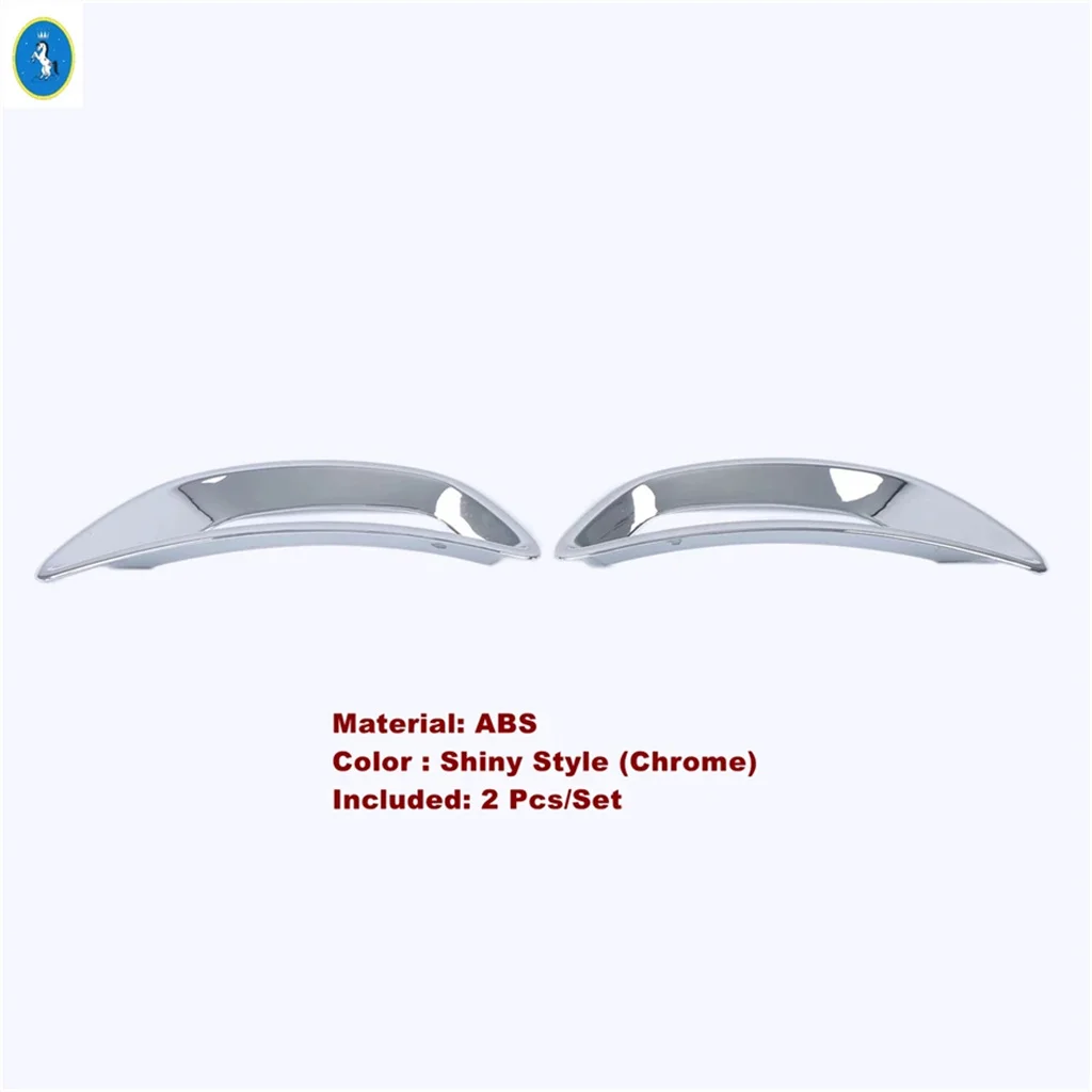 

Chrome Auto Front Fog Lights / Rearview Mirror / Door Handle Bowl Cover Trim For GWM Ute Cannon Great Wall Poer 2020 2021 2022