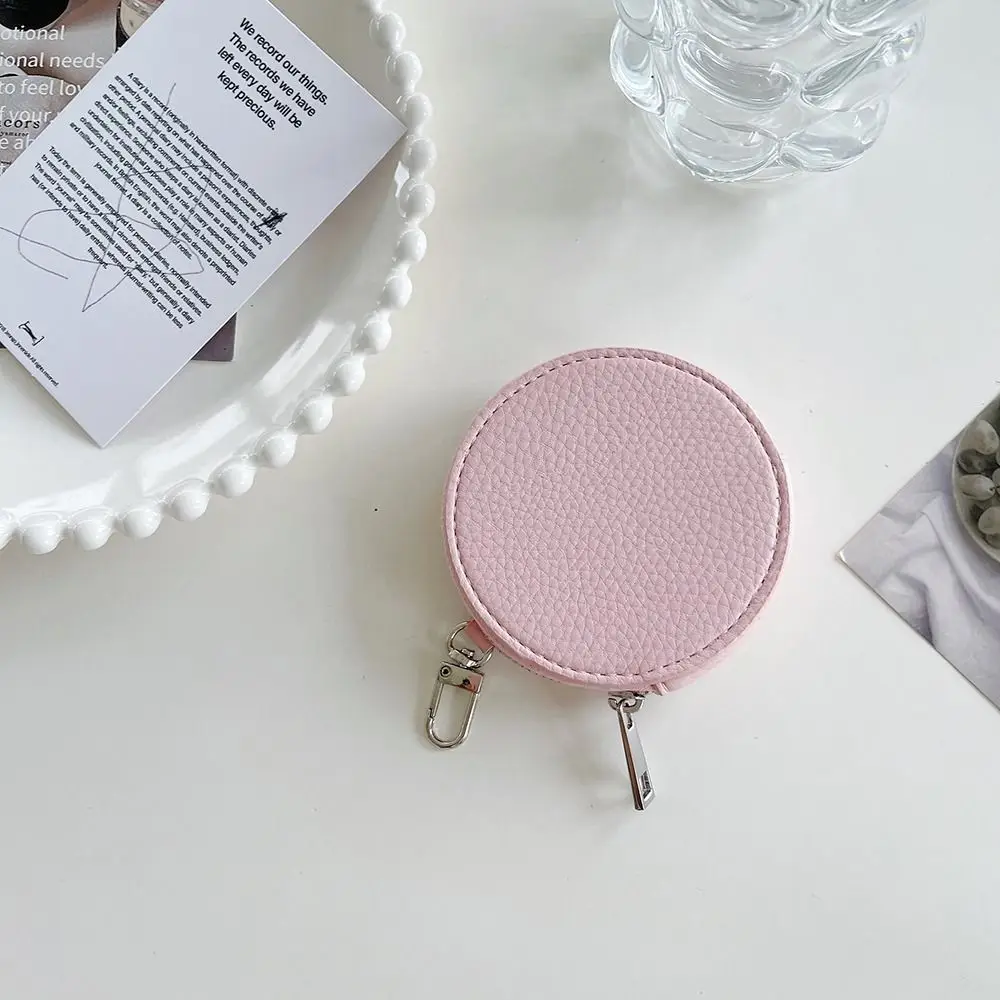 Star PU Leather Coin Purse PU Leather Bag Pendant Keychain Round Wallet Earphone Bag Small Storage Bag Small Storage Bag