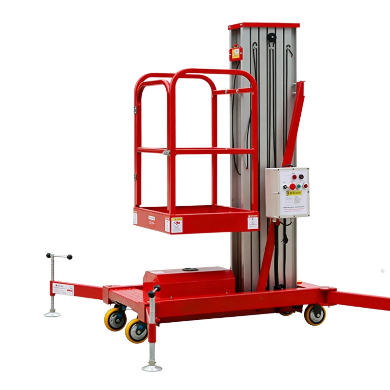 

Mobile Electric Hydraulic Lifting Platform Aluminum Alloy Aerial Work Vehicle Ladder Outdoor Electric Scaffolding