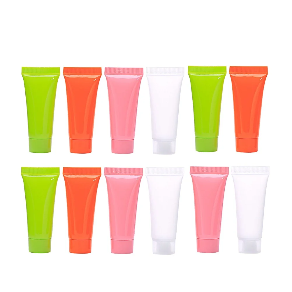 

20pcs 10Ml Travel Bottles Refillable Lotion Containers For Shampoo Conditioner Cream Dispenser Plastic Hose Storage