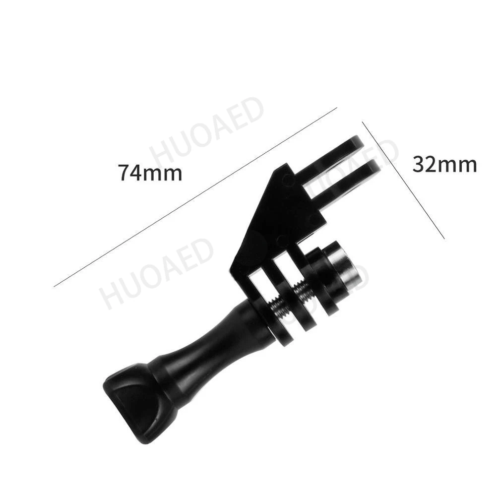 90 degree Adapter adjustment arm multi conversion For Gopro Hero 12 11 10 9 8 7 6 5 4 Black SJCAM Xiaoyi 4K Eken H9r Accessories