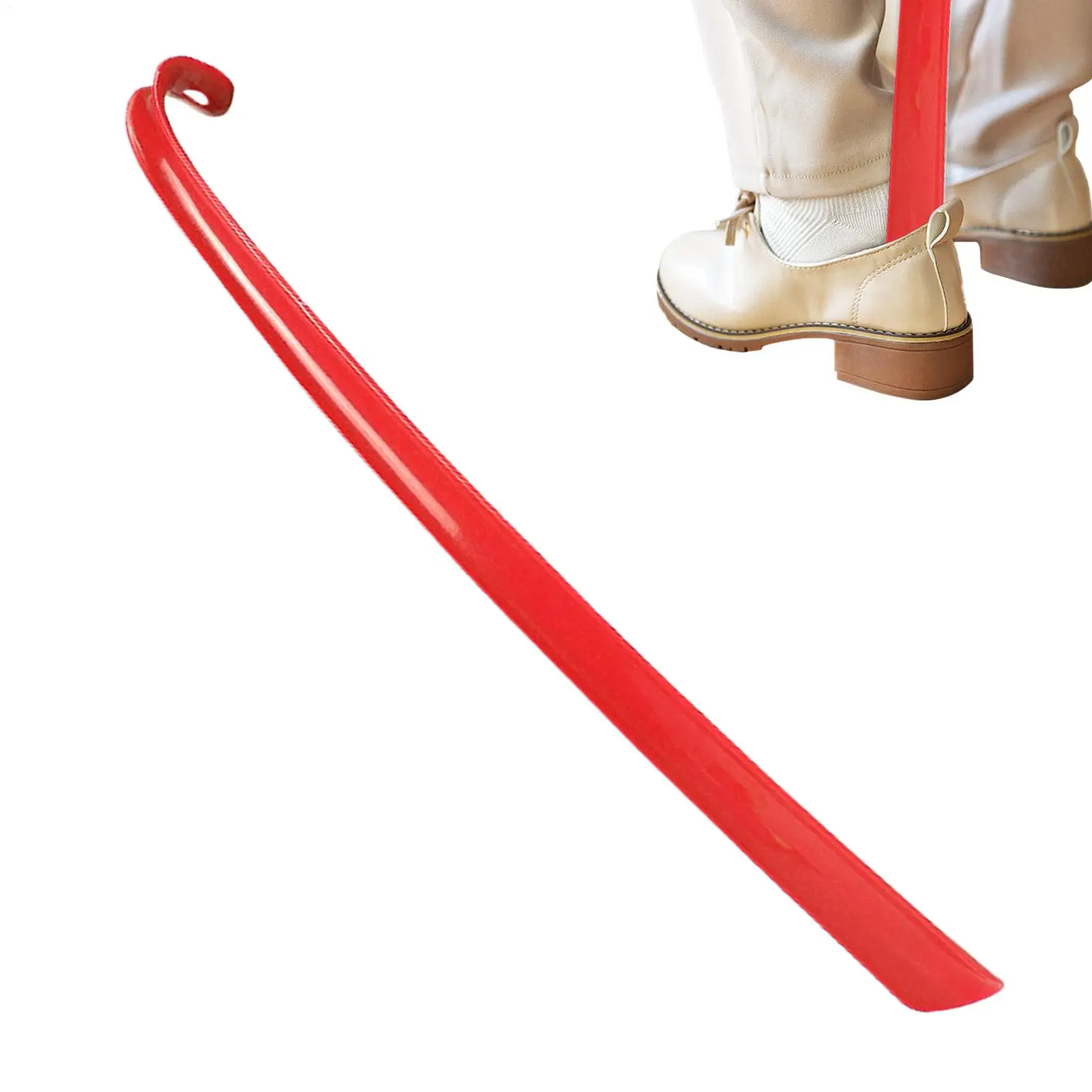 Professional Top Grade ABS Plastic Shoe Horn Long Handle Shoehorn Useful Shoe Lifter Hook Up Shoe Spoon Home Pregnant Tools