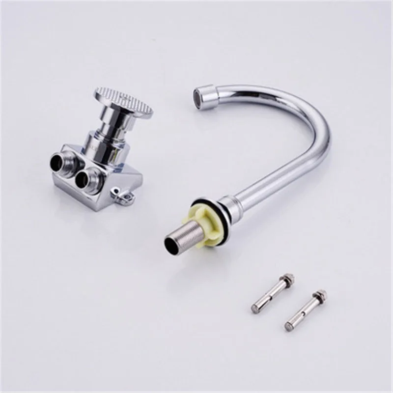 Foot Pedal Tap Floor Foot Pedal Control Switch Tap Valve Faucet With Cold And Hot Water Control Convenient Hands-Free Operation
