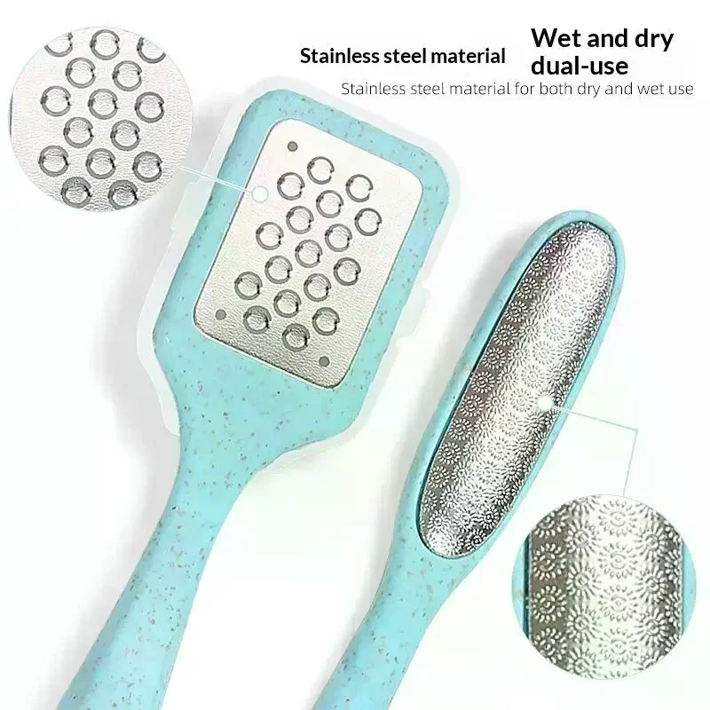 1Pcs Travel Essential Non Slip 3D Curved Foot File Ergonomic Handle Callus Remover For Dead Skin Between Toes Multi Color Optio
