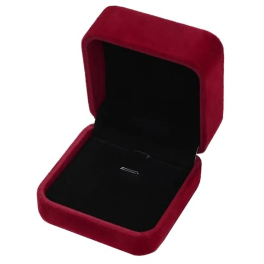 

Velvet Necklace Pendant Gift Box Jewelry Box Jewelry Display 2.8 x 2.8 x 1.6 Inch