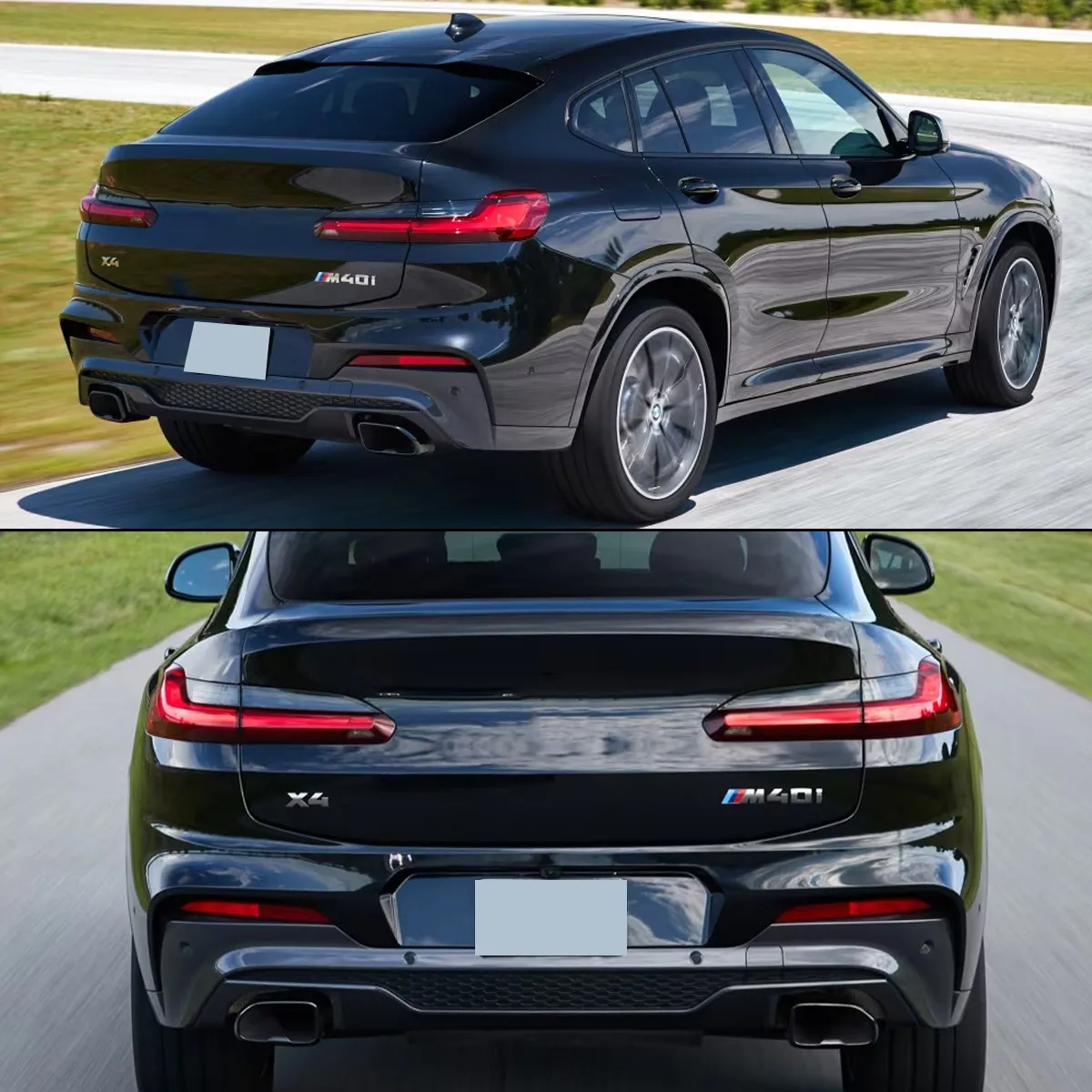 For BMW X4 G02 M F98 Rear Bumper Reflector Tail Fog Lights Left Right Side tail Signal Lamp reflection lights Car accessories