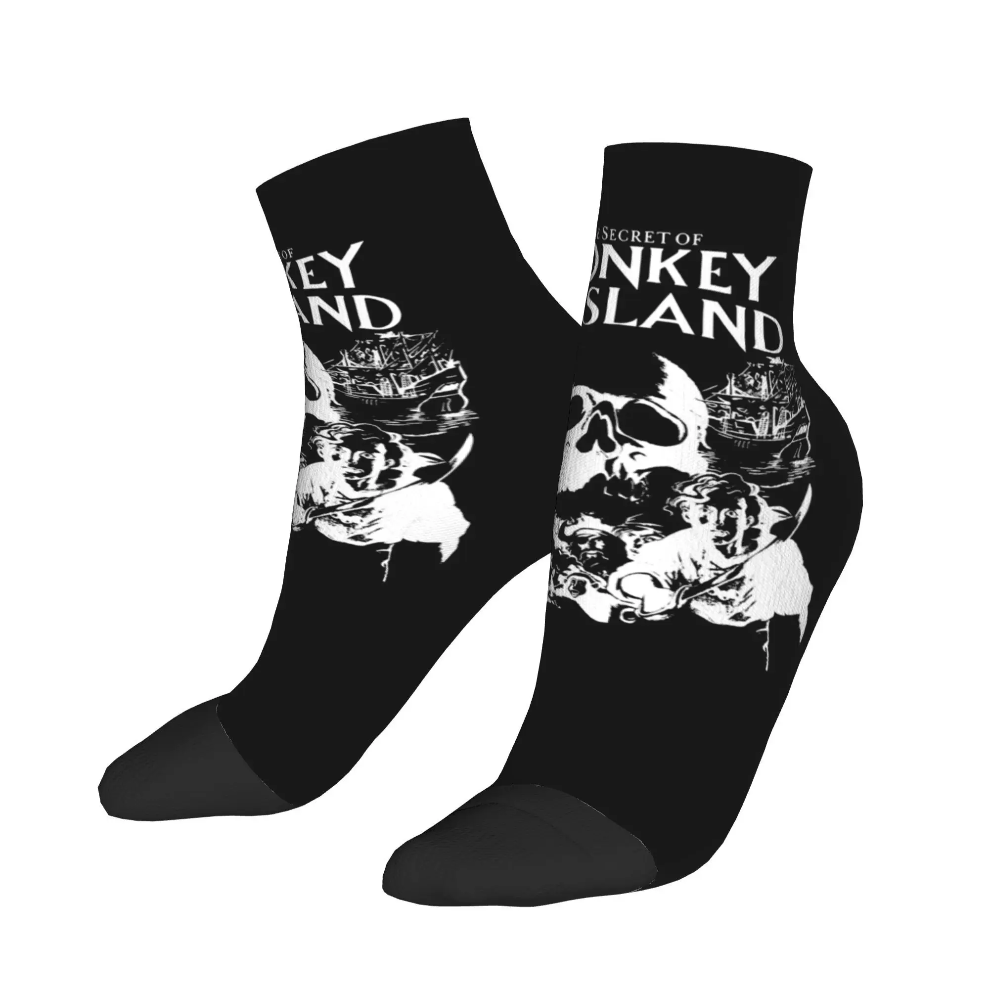 

Носки Secret Of Monkey Island, впитывающие пот чулки в стиле Харадзюку, всесезонные носки, аксессуары для мужчин и женщин, подарок на день рождения