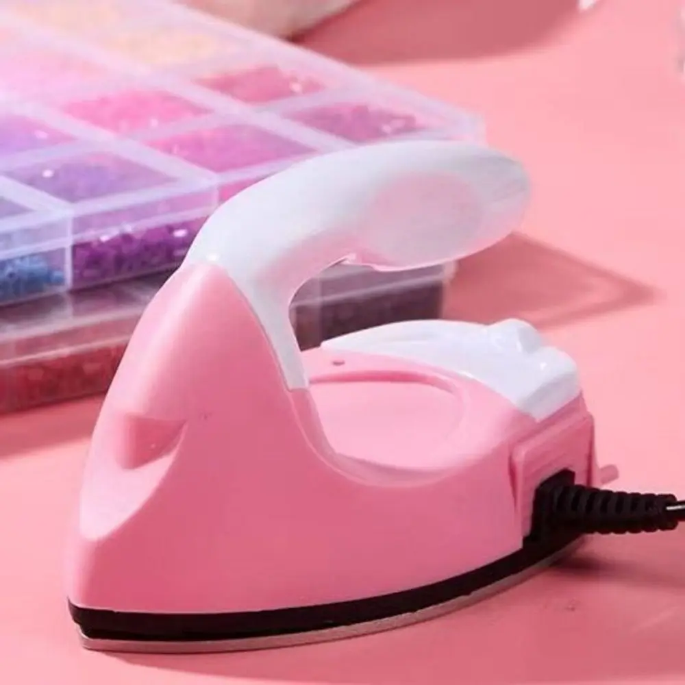 DIY Craft Mini Iron for Perler Beads Heat Transfer Printing Handmade Beads Mini Ironing Beads Eectric Iron Plastic
