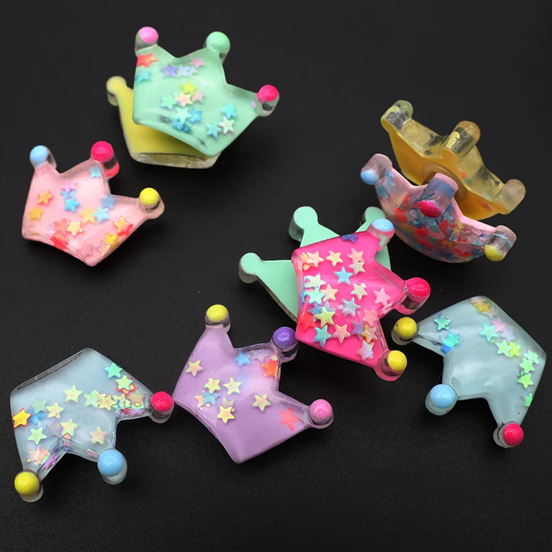 Sparkling Fridge Magnets Cute Pink Decor Sticker Crystal Ball Crown Party Decoration Small Gift Set DIY Personalized Accessories