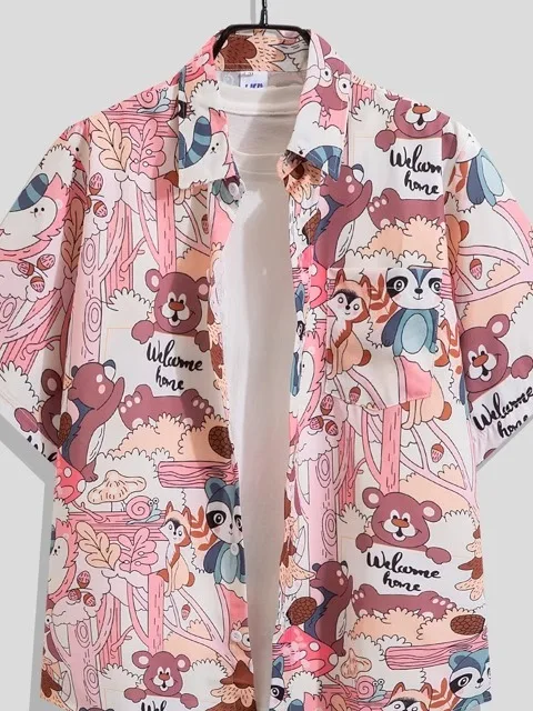 

Повседневная мужская одежда с принтом ort Sve, свободная посадка, летняя спортивная одежда с цветочным узором, молодежная повседневная одежда, китайский бренд ex Card...