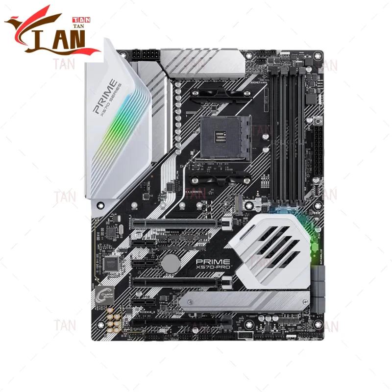 

For PRIME X570-PRO Motherboard 128GB M.2 PCI-E4.0 HDMI Socket AM4 DDR4 ATX X570 Mainboard 100% Tested Fully Work Tan