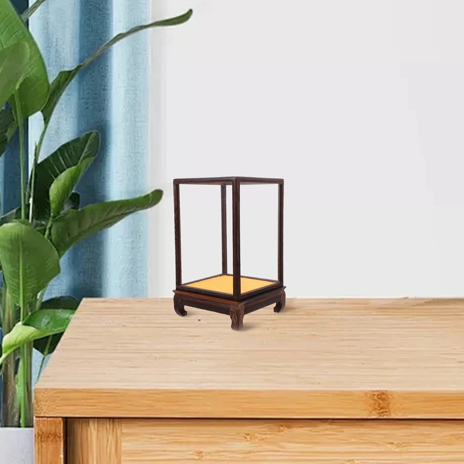 حافظة عرض شفافة صندوق عرض منزلي ممتاز متعدد الوظائف صندوق زجاجي واقي ملحقات عرض سطح المكتب للمنزل