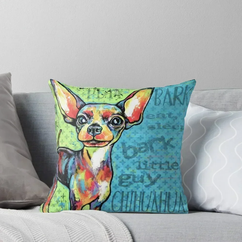 

Chihuahua Throw Pillow Ornamental Pillow pillow pillowcase Decorative Covers For Sofa Custom Cushion Photo