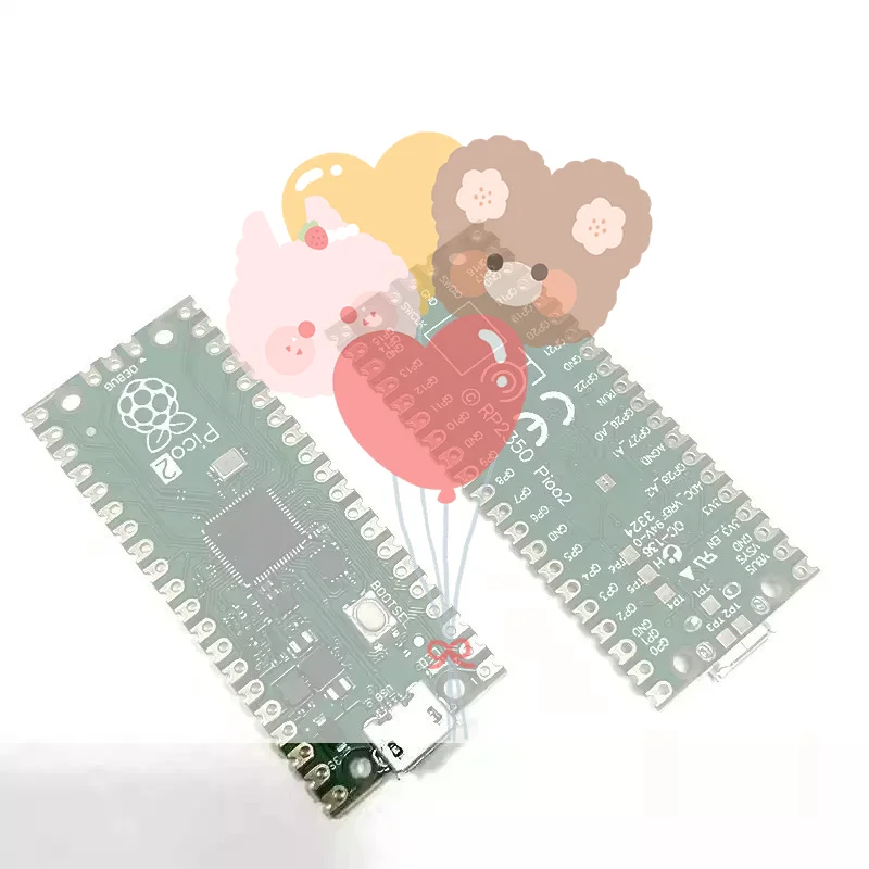 Pi 2 2W RP2040 Development RP2350 Board Dual-Core ARM Cortex-M33+ 520KB WiFi Type-C Micro USB