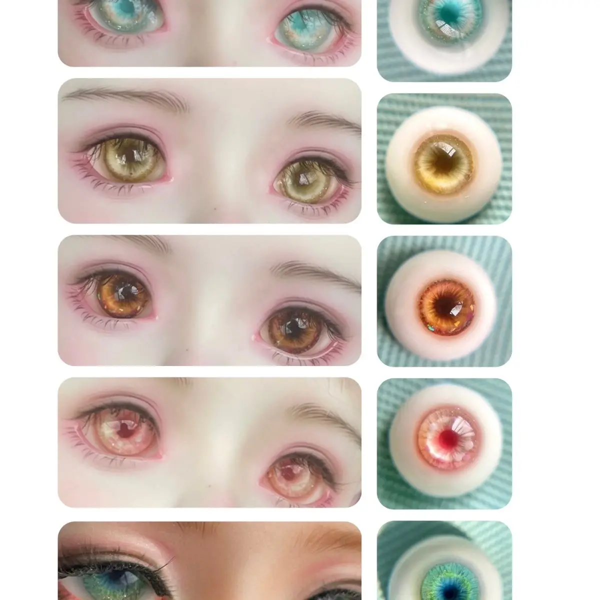 BJD Eyes doll eyes 12mm-16mm doll acrylic Eyes for toys 1/8 1/6 1/4 1/3 SD DD doll accessories 12mm-16mm doll eyes