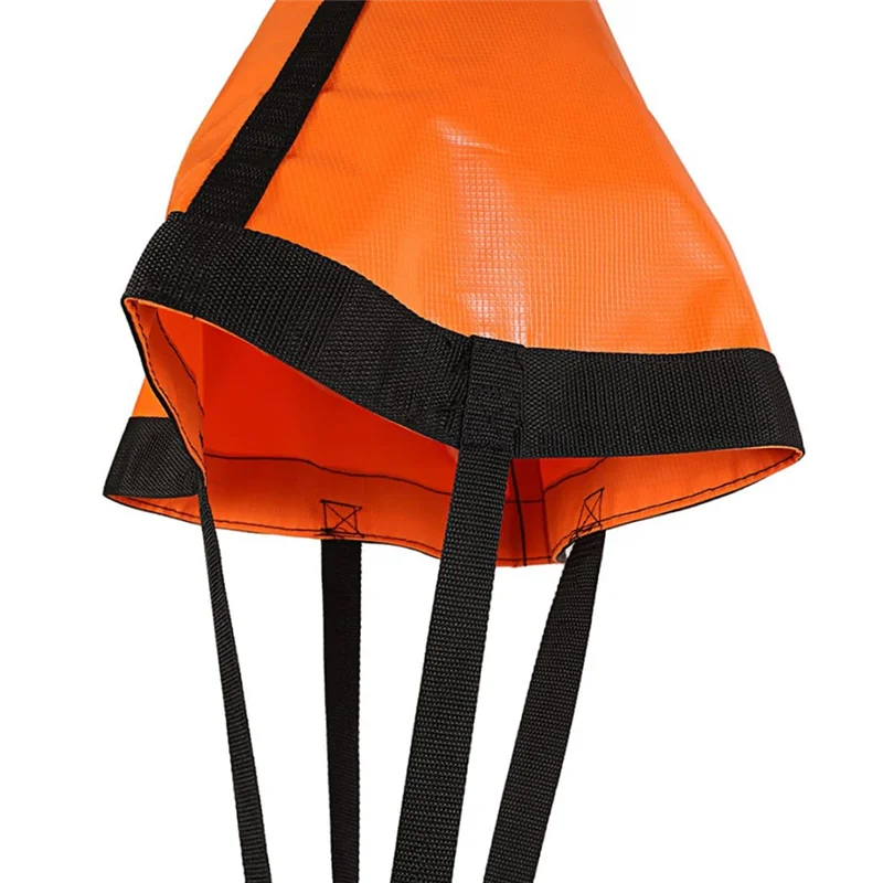 

Kayak Drift Rowing Boat Fishing Brake 42 Inch Sea Drogue Anchor Float Marine Lifeboat Anchor Yacht Traction Rope Buoy Ball