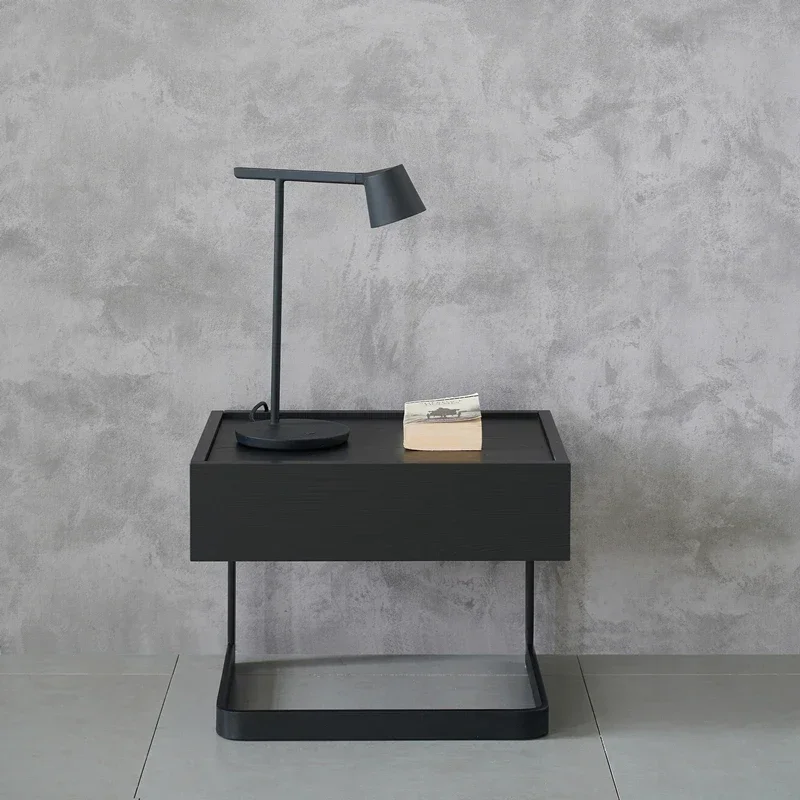 Nordic Night Table Bedroom Modern Storage Space Saving Nightstands Living Room Aesthetic Mesitas De Noche Furniture Decoration image 5