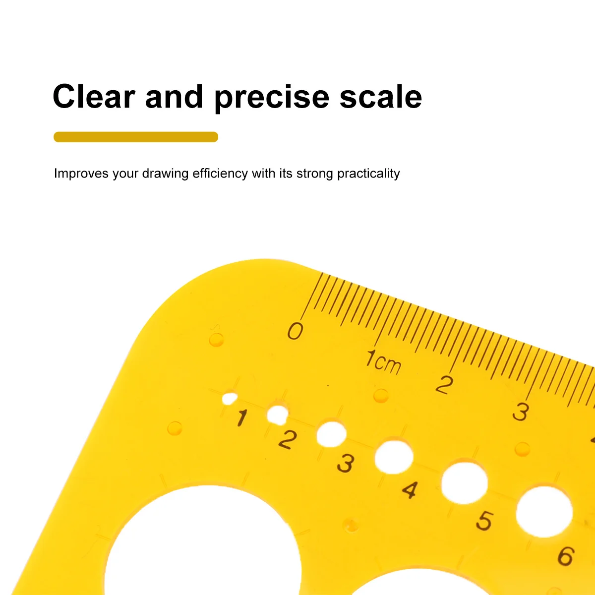 أداة قياس دائرة مسطرة قالب الرسم الإبداعي للاستخدام الاحترافي لمجموعة صياغة التصميم #4