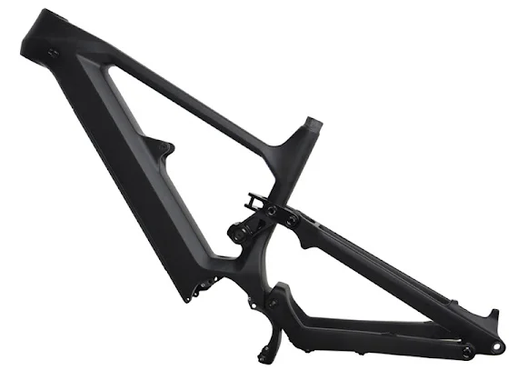 Fieldebikes Dengfu E10 Carbon Fiber Ebike mtb frame Bafang M510 M560 M600 Motor full suspension dengfu ebike frame