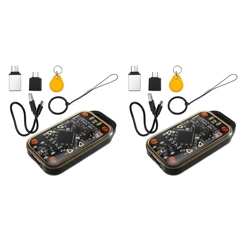 2X Chameleon Ultra V3.0 RFID Smart Card Emulator Reader 125Khz 13.56Mhz ID IC Smart Card Tag Copyer Read Writer