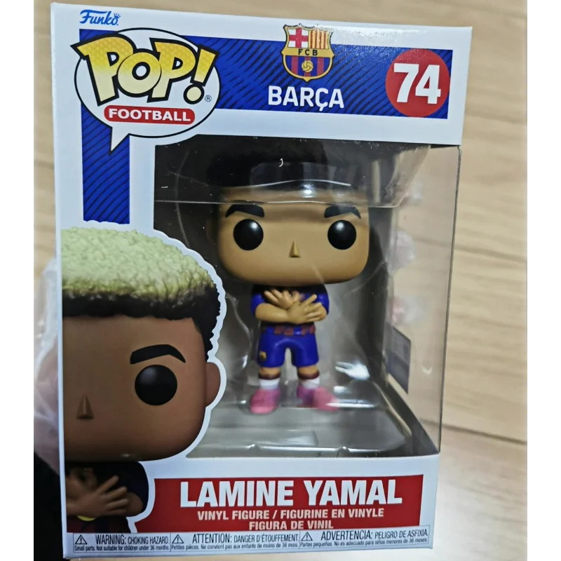 Funko POP Football Star Series Messi Haaland Yamal Luis Díaz Darwin Núñez Pedri Figurine Collectible Model New Year Gift Toys - view 3