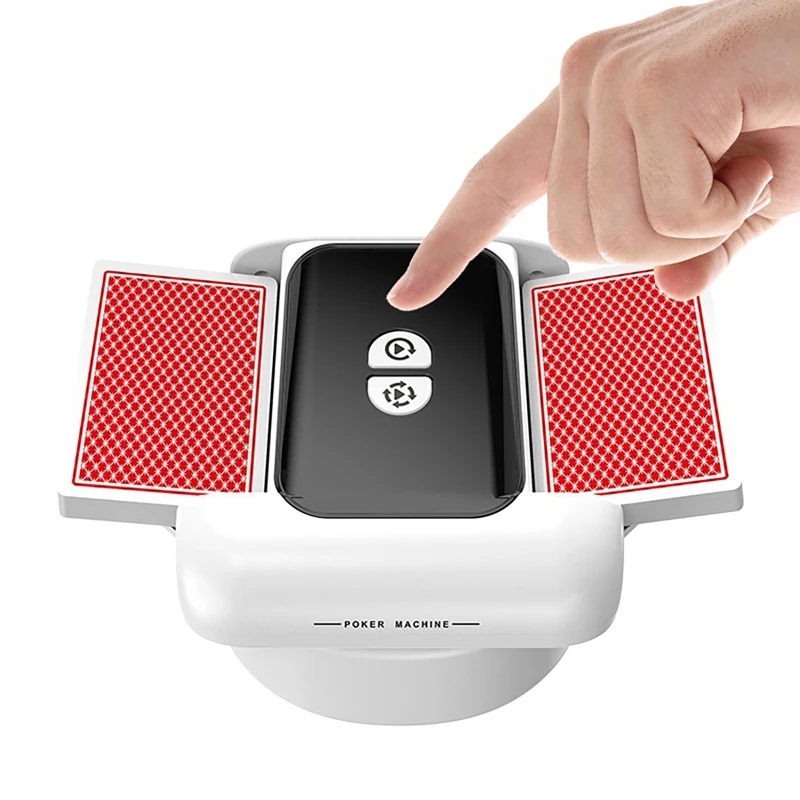 2 سطح السفينة التلقائي بطاقة المتثاقل مع بطاقة قطرة مجلس الكهربائية لعبة البوكر المتثاقل لألعاب البطاقات المنزل حفلة نوع-C قابلة للشحن #2