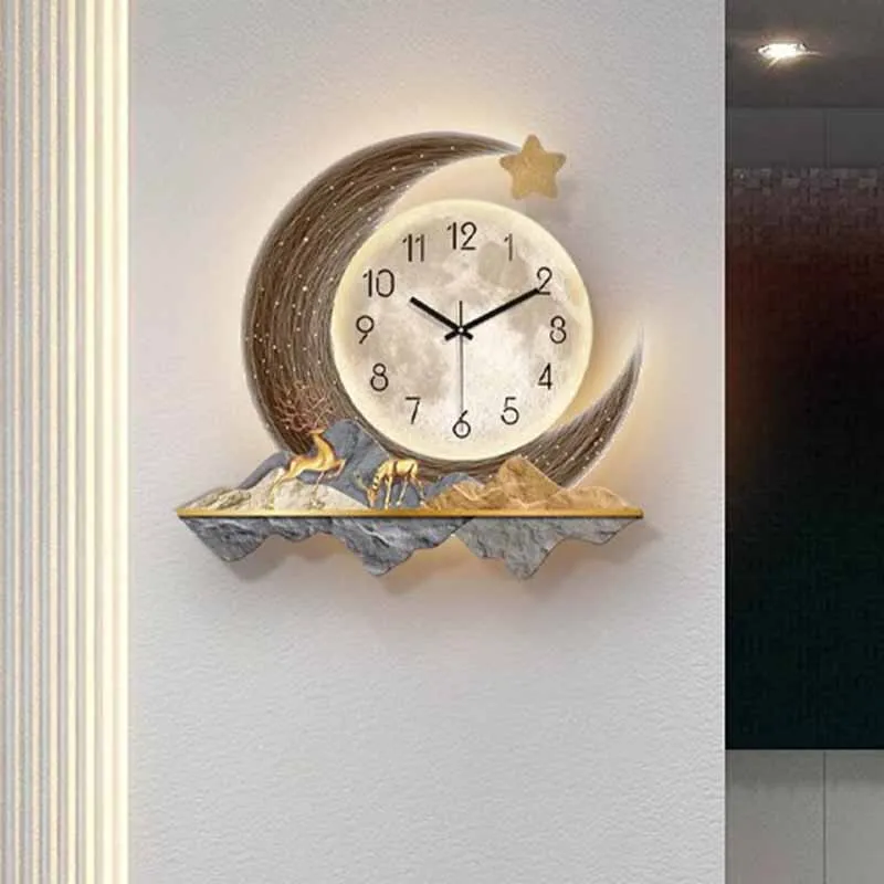 

Minimalism Quiet Wall Clocks Silent Light Luxury European Quiet Wall Clocks Fashion Originality Horloge Murale Home Decoration