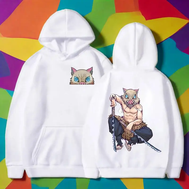 

Demon Slayer:Kimetsu no Yaiba Kyojuro Hoodie Unisex Oversized Anime Graphic Sweatshirt,No Drawstring,Perfect Gift for Anime Fans