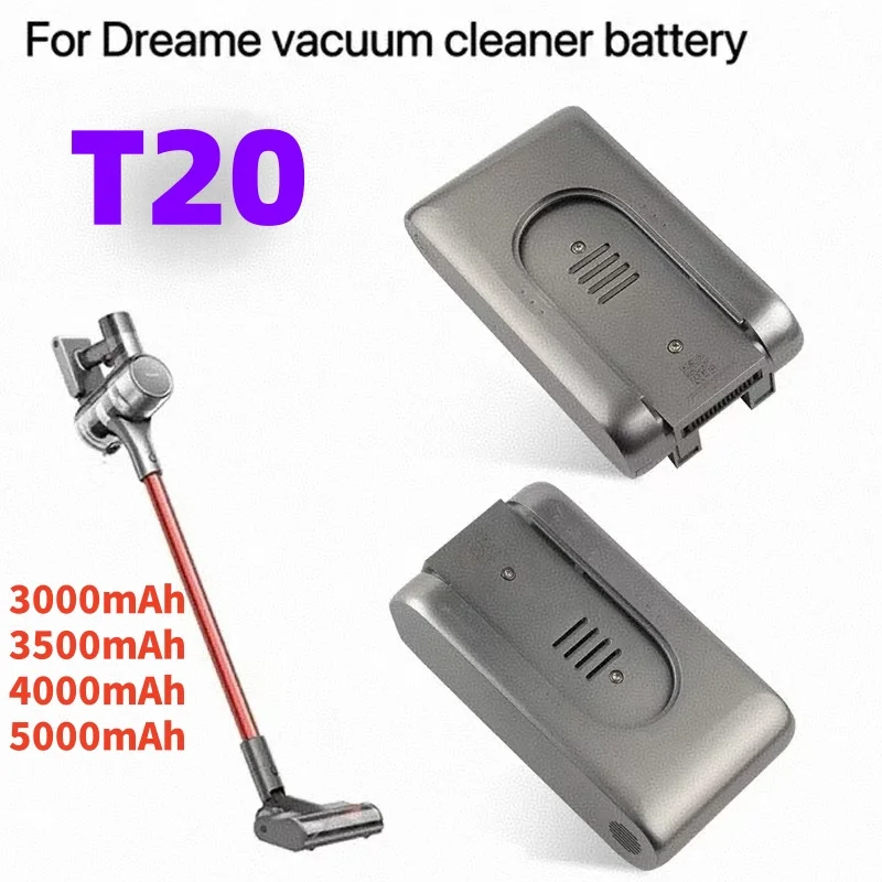 Für Xiaomi Dreame Staubsauger T20 Handheld Cordless Staubsauger Zubehör Teile 25,2 V 3000 mAh