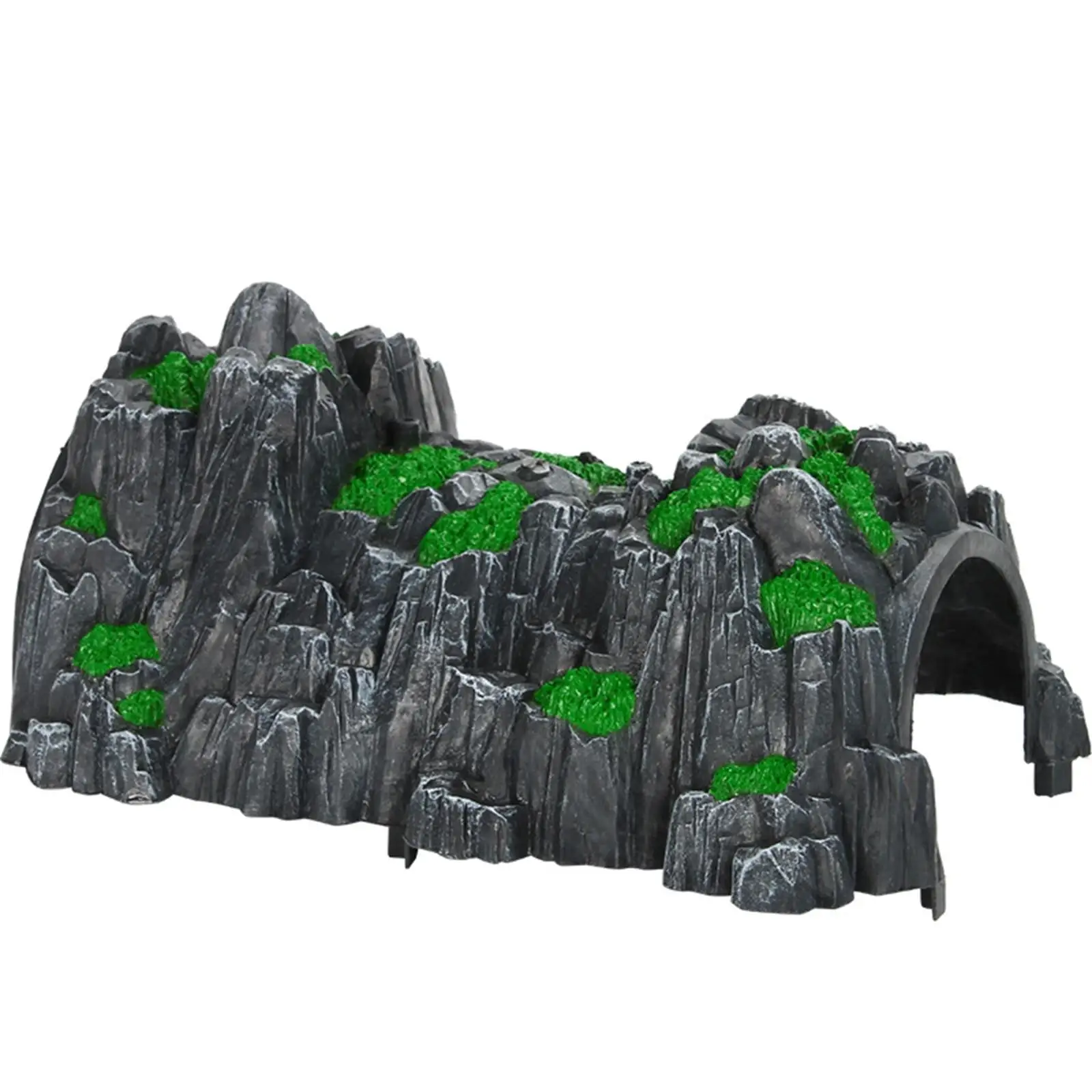 

Rockery Train Cave Tunnel Model Straight Wooden Tracks Expansion DIY Train Track Connectors for Railroad Set Table Activity