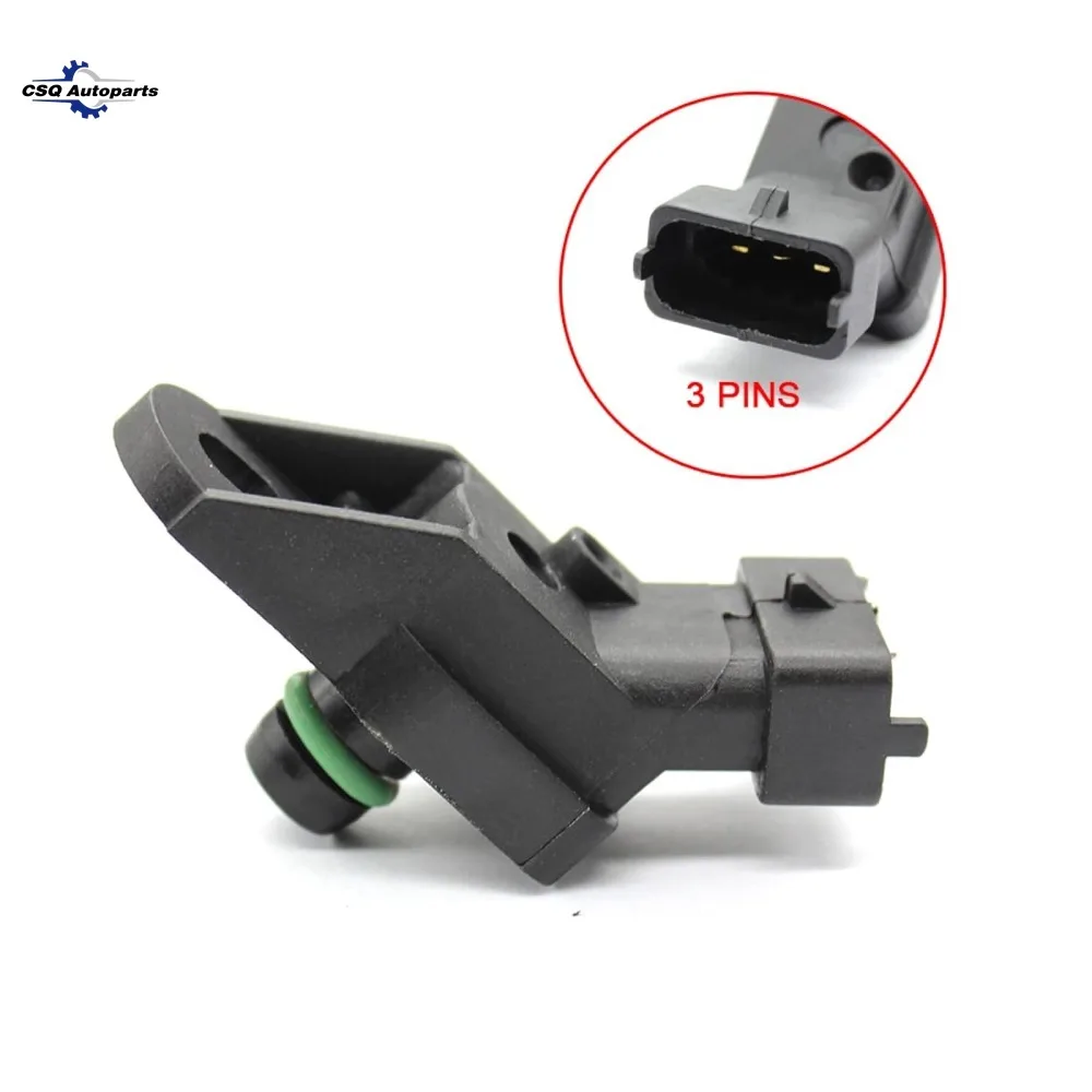 13327785354 New 3pins Intake Manifold Pressure MAP Sensor 13327785354 For BMW 3 5 330D 330XD 525D 530D X5 3.0 d E39 E46 E53