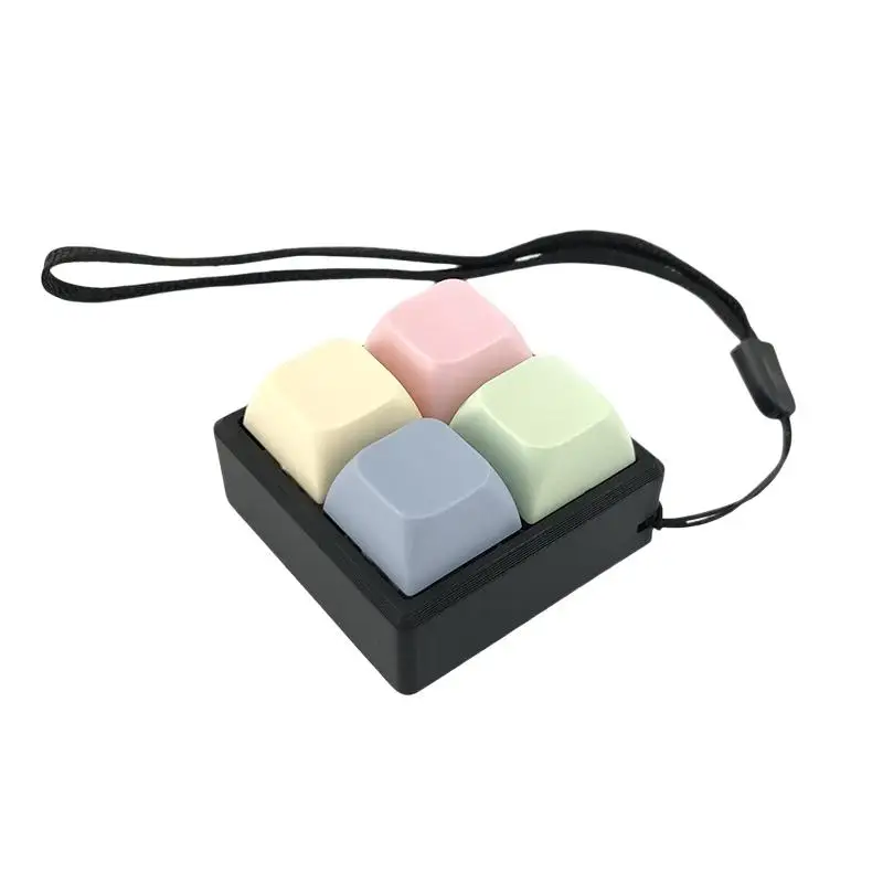 Entspannendes 2/3/4-Tasten-Finger-Tastatur-Spielzeug zur Stresslinderung, Zeitvertreibungs-Tastenkappen-Klicker-Spielzeug für Erwachsene – Detail 9