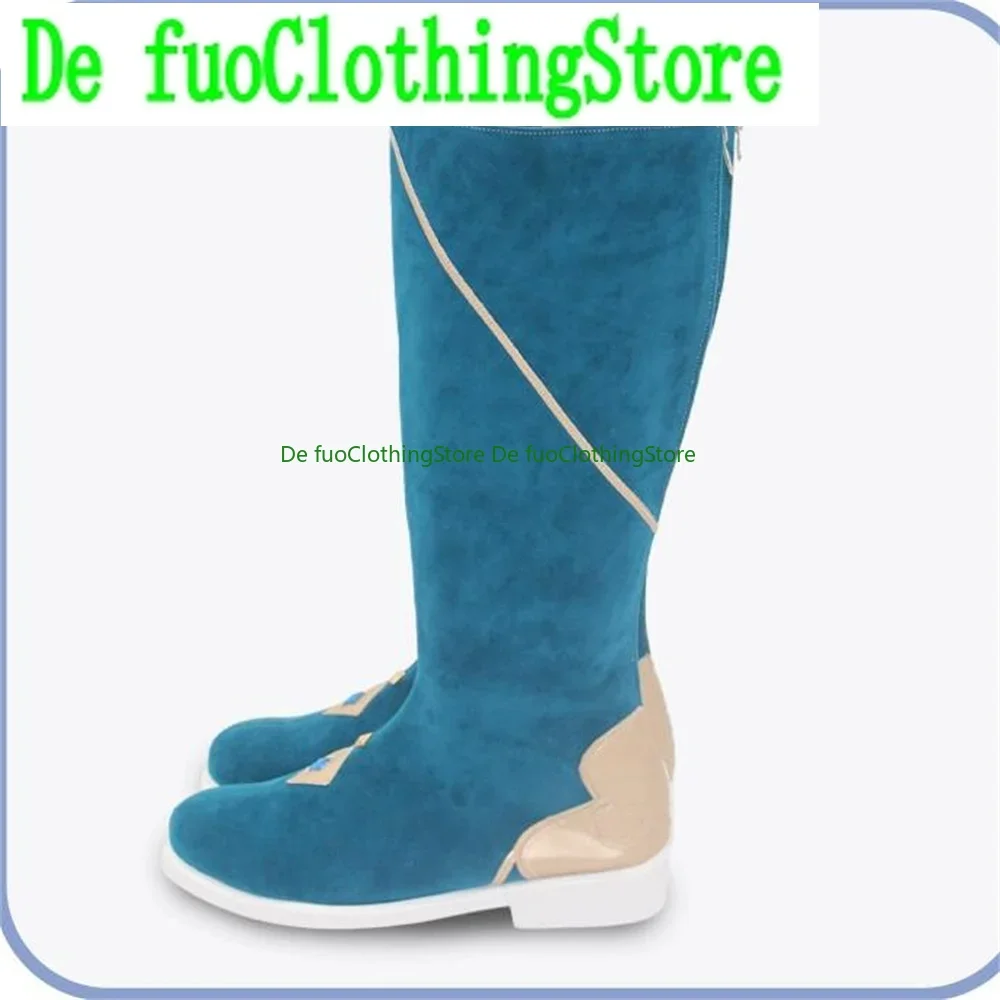 Shenhe Shen he Genshin Impact Cosplay Shoes أحذية لعبة أنيمي الهالوين عيد الميلاد Defu متجر أحذية الملابس